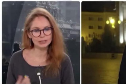 Canlı yayında bomba alarmı! Paris'teki bina boşaltıldı...