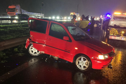 Düzce Anadolu Otoyolu'nda zincirleme kaza: 3 yaralı