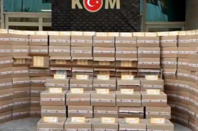 Mardin’de 78 bin paket kaçak sigara ele geçirildi