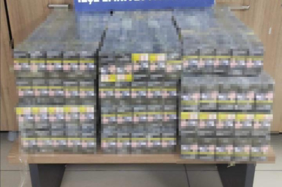 Siirt'te bir araçta bin 800 adet kaçak sigara ele geçirildi