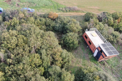 Bursa'da tiny house hırsızı kıskıvrak yakalandı!