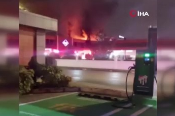 Bursa Kestel'de fabrika yangını paniğe neden oldu!