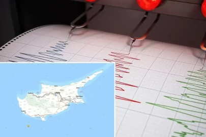 Güney Kıbrıs Rum Kesimi 4 büyüklüğünde depremle sallandı