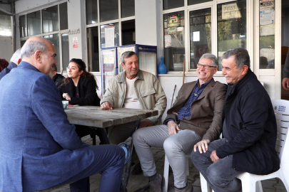 Bursa  Mudanya Belediye Başkanı Deniz Dalgıç'tan “Buradayım. Dinliyorum” buluşmaları