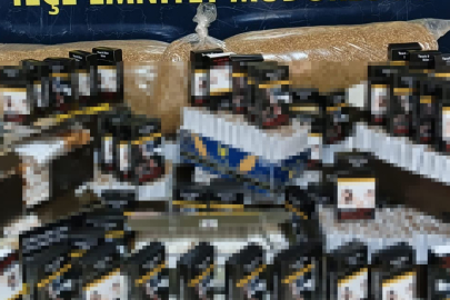 Edirne’de binlerce makaron ele geçirildi