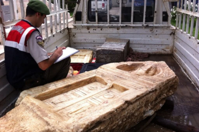 Bursa'da tarihi eser kaçakçılığı! Aslan başı...