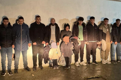 Edirne'de 13 kaçak göçmen yakalandı