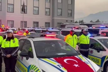 Bursa Emniyeti araç filosunu güçlendirdi: 119 yeni araç teslim edildi