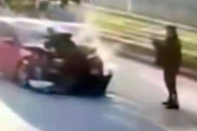 Aydın'da araçla çarparak yaraladığı polis memurunun fotoğrafını çekip kayıplara karıştı