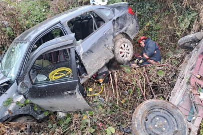 Ordu'da üç tekerlekli araç ile otomobil çarpıştı: 2 ölü, 1 yaralı