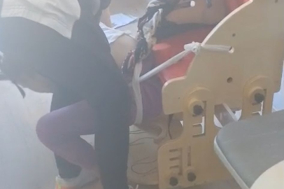 Bursa'da özel eğitim verilen okulda skandal görüntüler! Öğrencileri ipe bağlayıp...