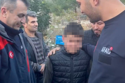 Adana'da haber alınamayan çocuğu AFAD ekipleri buldu