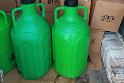Aydın'da bin 300 litre tağşiş yağ ele geçirildi