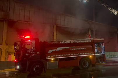 Gaziantep’te ambalaj fabrikasında yangın