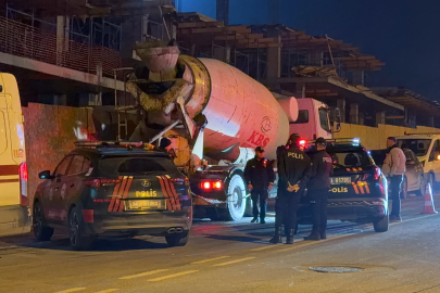 İstanbul'da beton mikserini temizlerken feci şekilde can verdi