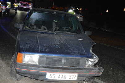 Samsun'da üç araç birbirine girdi: 3 yaralı