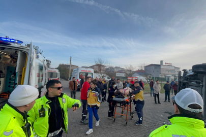 Tekirdağ'da polis üniformasını çıkarıp yaralının üzerini örttü