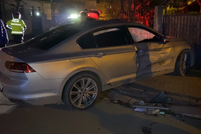 Bursa’da gece yarısı trafik kazası: 1 yaralı