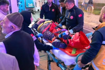 Bursa'da motosiklet kadına çarptı