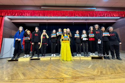 Bursalı öğrencilere Bakü'den mektup geldi