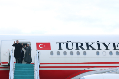 Cumhurbaşkanı Erdoğan Türkmenistan’a gitti
