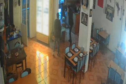 Trabzon’da restorandaki silahlı saldırının görüntüleri ortaya çıktı