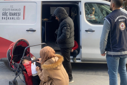 Bolu’nun en işlek caddesinde kaçak göçmen uygulaması