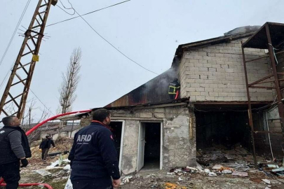 Hakkari'de demir atölyesinde patlama