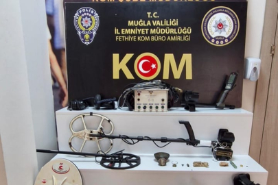 Muğla Fethiye’de tarihi eser kaçakçılığı operasyonu: 1 tutuklama