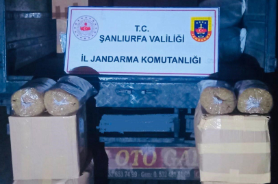 Şanlıurfa Siverek’te 3 tonun üzerinde kıyılmış tütün ele geçirildi