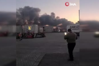 Ukrayna'da vurulan gemi Karasu'dan hareket etmiş