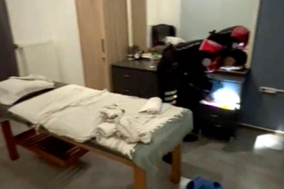Masaj salonlarına fuhuş baskını: Kurdukları sistem şaşkına çevirdi!