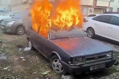 Otomobil yakan iki çocuk serbest bırakıldı