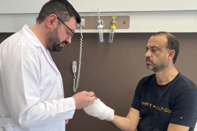 Bulgaristan'da kopan parmağını Bursa'da diktirdi!