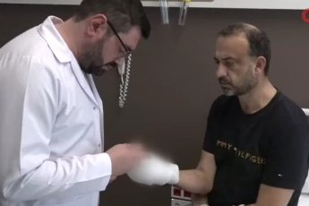 Bulgaristan'da kopan parmağını Bursa'da diktirdi!