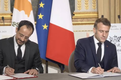 Fransa ile GKRY arasında stratejik ortaklık anlaşması imzalandı