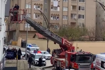 Muş'ta apartman dairesinde korku dolu anlar