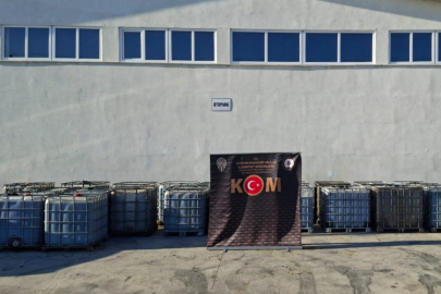 Polis 20 ton kaçak akaryakıt ele geçirdi