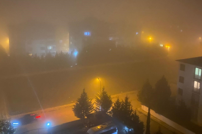 Bursa Yenişehir’de sis etkili oldu, görüş mesafesi 1 metreye kadar düştü