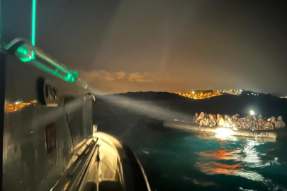 İzmir açıklarında 68 düzensiz göçmen kurtarıldı