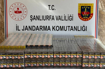 Şanlıurfa’da 5 bin paket kaçak sigara ele geçirildi
