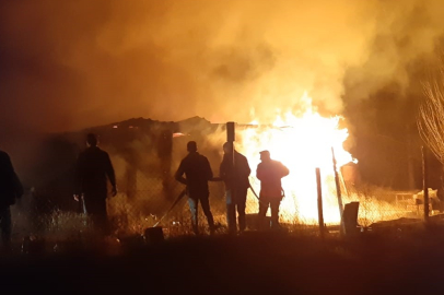 Bolu'da kümesi alev alev yandı, karşısına geçip "Canımız sağ, ben de yanabilirdim" dedi