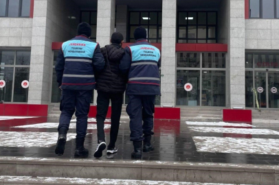Erzurum'da hakkında 17 yıl hapis cezası bulunan şahıs Jandarma ekiplerince yakalandı