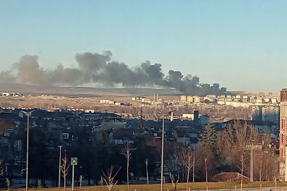 Kütahya’da şantiye yangını korkuttu