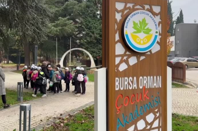 Bursa'da orman akademisinde binlerce çocuğa doğa sevgisi aşılandı