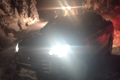 Giresun'da yaylada mahsur kalan aileyi belediye ekipleri kurtardı