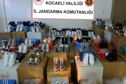 Kocaeli'de sahte ayakkabı operasyonu