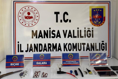 Manisa Salihli’de ikamete uyuşturucu operasyonu