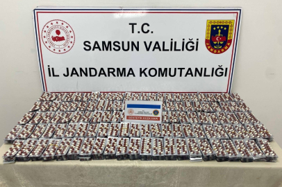 Samsun’da 6 bin 621 adet uyuşturucu hap ele geçirildi