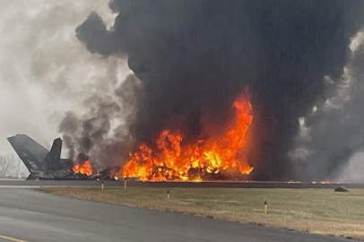 ABD'de özel jet düştü: 7 ölü